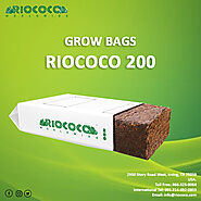 Nutrient-based organic cocopeat grow bags only from RIOCOCO