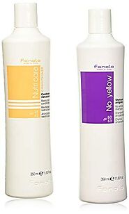 Fanola Official No Yellow Shampoo & NutriCare Conditioner Set 350 ml