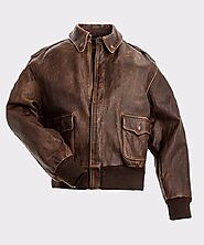 MENS LEATHER BOMBER JACKETS
