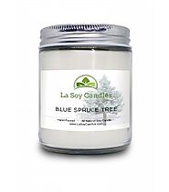 Blue Spruce Tree Soy Candle