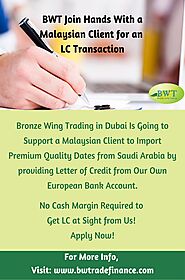 Infographics - LC Transaction – Letter of Credit Providers