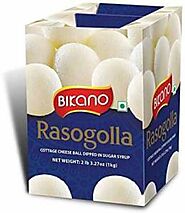 Bikano Rasogolla Freshly Packed (Pack of 1) Tin (1 kg)