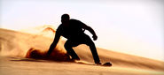 Sand boarding