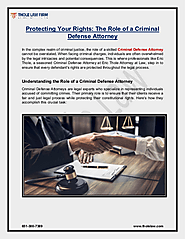 Title: Protecting Your Rights: The Role of a Criminal Defense Attorney