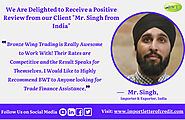 Infographic - Bronze Wing Trading Review from Mr. Singh India