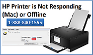 HP Printer is Not Responding (Mac) or Offline Call 1-888-840-1555