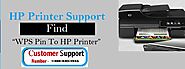 HP Support Assistant to Find “WPS Pin To HP Printer”.