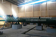 Granulation production line of duck manure organic fertilizer