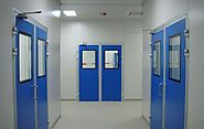 Pharmaceutical clean room door