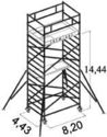 Alufase 14 ft Double Wide Tower