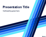 Blue Lines Professional PowerPoint Template | Free Powerpoint Templates
