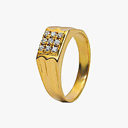 Gold Ring Diamond Yellow Gold S 24 Grd2229