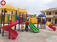 Sản xuất lắp đặt đồ chơi ngoài trời cho trường mầm non tại Bắc Giang