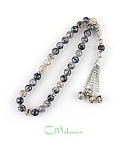 100% Original Natural Agate Muslim Prayer Beads | giftIslamic.com