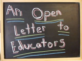 An Open Letter to Educators