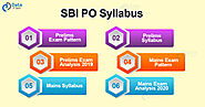 SBI PO Syllabus for Prelims and Mains Exam - DataFlair