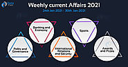 Top Weekly Current Affairs – 24 January 2021 to 30 January 2021 - DataFlair