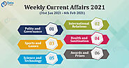 Top Weekly Current Affairs – 31 January 2021 to 06 February 2021 - DataFlair