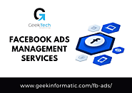Facebook Ads Management Services- Geek Informatic