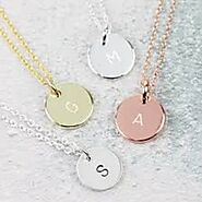 Looking for personalised initial necklace