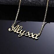 Shop custom name necklaces online
