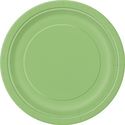 Lime Green Paper Plates - at PartyWorld Costume Shop