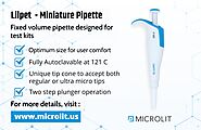 Miniature Micropipette | Pipette For Test Kits