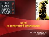 Sun Tzu & His Contributions to Entrepreneurship
