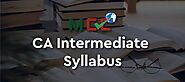 CA Intermediate Syllabus 2021