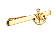 Sailor's Gold Anchor Tie Clip