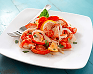 Tagliolini with lobster on burrata cream - Bradley's Fish