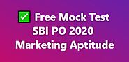 Free Mock Test SBI PO 2020 Marketing Aptitude | Jobklix