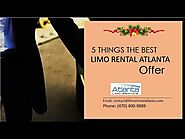 5 Things the Best Limo Rental Atlanta Offer