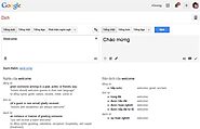 Google dịch - Công cụ dịch thuật đa phương tiện