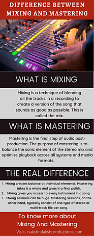 Online Mixing And Mastering Services