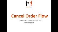 Cancel Order Flow - DeliverAll Application