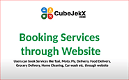 Booking Services through Website - Gojek Clone App