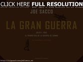 LA GRAN GUERRA, Joe Sacco.
