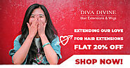 Customized Hair Extensions & Wigs for Women. Flat 20 Percent Off This Valentine's Day