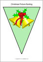 Christmas picture bunting (SB10998) - SparkleBox
