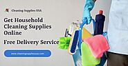 Get Household Cleaning Supplies with Free Delivery Service