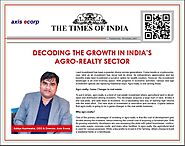 Decoding The Growth in India’s Agro-Realty Sector – Aditya Kushwaha