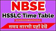 Nagaland HSSLC Time Table 2022 nbsenagaland.com NBSE 12th Class Routine Exam Date Sheet