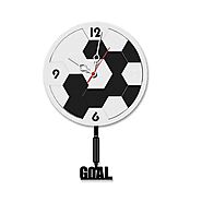 Football Designer Multi Layer Wooden Pendulum Wall Clock – WallMantra