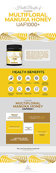 Health Benefits of TURNER Multifloral Manuka Honey UAF1000+