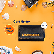 Buy Personalised Card Holders | Customised Card Holder With Name - Classy Things