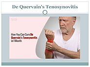 How to Get Rid of Thumb Tendonitis?