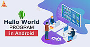 Hello World Program in Android - TechVidvan