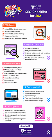 Website at https://www.technoinfonet.com/infographic/top-seo-checklist-for-2021