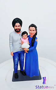 Amazing Custom Made Family 3D Miniature Replica Dolls - Statuemini Gifts Store